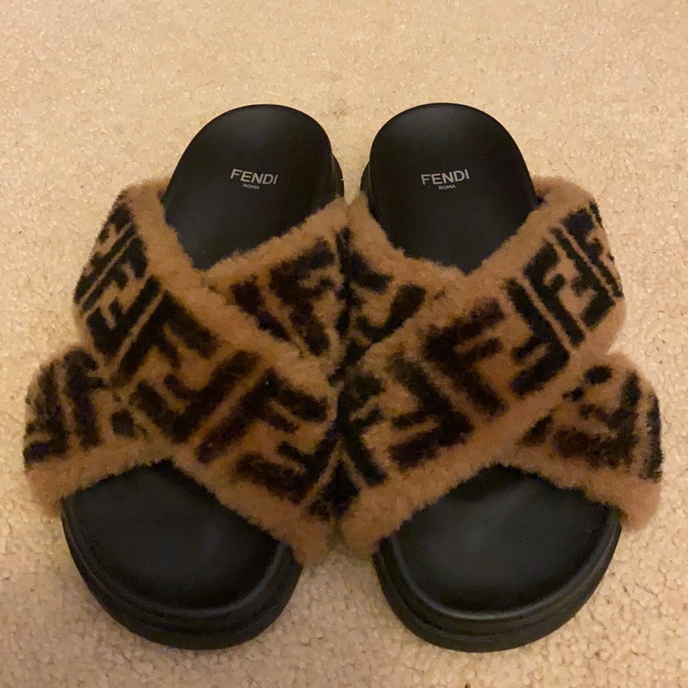 authentic fendi slides